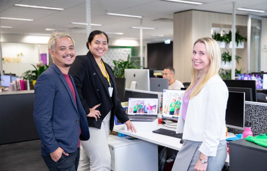 Camp Quality staff at the Sydney office